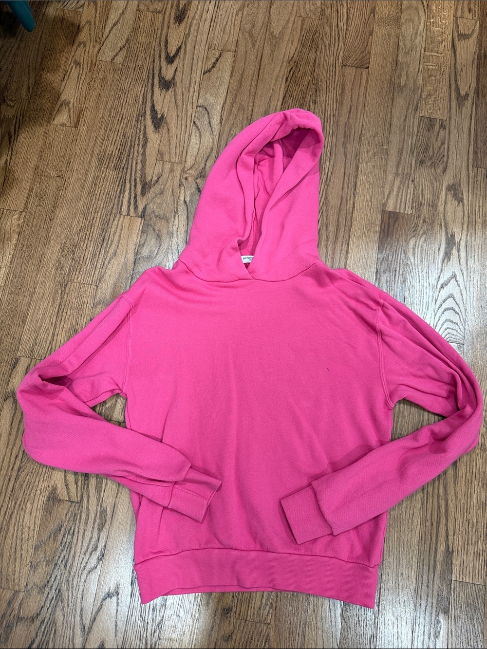 Perfectwhitetee Heart Hoodie Pink XS